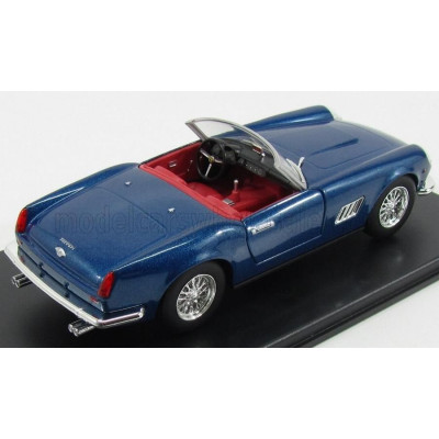 EDICOLA FERRARI 250 CALIFORNIA SPIDER 1957 - CON VETRINA - WITH SHOWCASE - BLUE MET 1/24