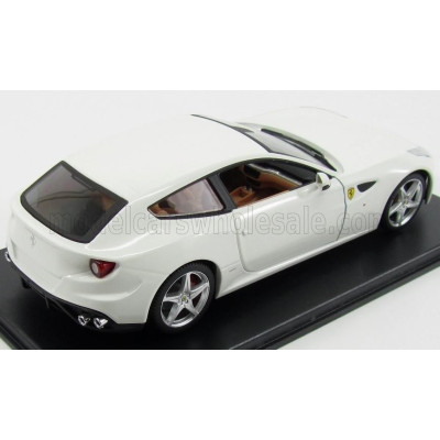 EDICOLA FERRARI FF (FERRARI FOUR) 2011 - CON VETRINA - WITH SHOWCASE - WHITE 1/24
