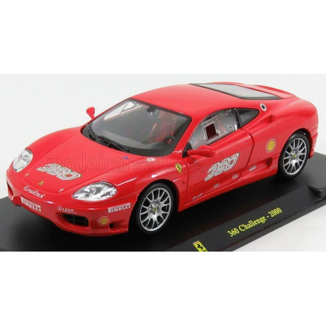 EDICOLA FERRARI 360 CHALLENGE N 360 2000 - CON VETRINA - WITH SHOWCASE - RED 1/24