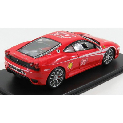 EDICOLA FERRARI F430 CHALLENGE N 14 2006 - CON VETRINA - WITH SHOWCASE - RED 1/24