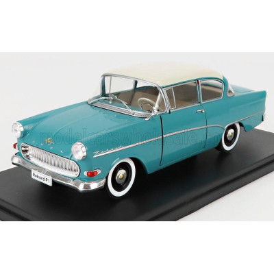 EDICOLA OPEL OLYMPIA REKORD P1 1957 - TURQUOISE WHITE 1/24