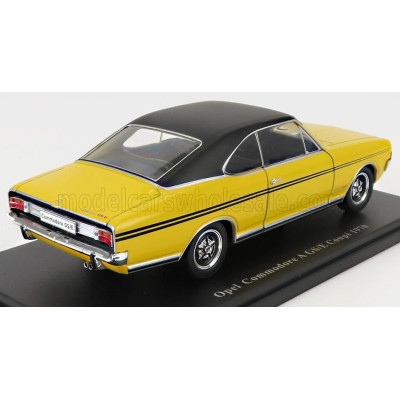 EDICOLA OPEL COMMODORE A GS/E COUPE 1970 - YELLOW BLACK 1/24