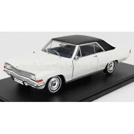 EDICOLA OPEL DIPLOMAT V8 COUPE 1965 - WHITE BLACK 1/24