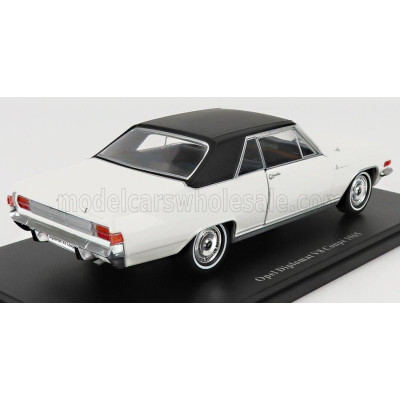 EDICOLA OPEL DIPLOMAT V8 COUPE 1965 - WHITE BLACK 1/24