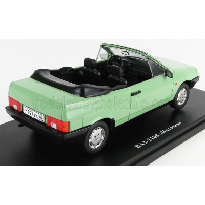 EDICOLA LADA VAZ 2108 CABRIOLET NATASHA 1986 - DAMAGE BLISTER BOX - GREEN 1/24