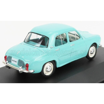 EDICOLA RENAULT DAUPHINE 1958 - CON VETRINA - WITH SHOWCASE - LIGHT BLUE 1/43