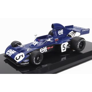 EDICOLA TYRRELL F1  FORD 006 TEAM ELF TYRREL N 5 WORLD CHAMPION SEASON 1973 JACKIE STEWART - BLISTER BOX - BLUE 1/24