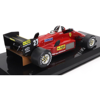 EDICOLA FERRARI F1  156-85 N 27 WINNER GERMANY GP 1985 MICHELE ALBORETO - BLISTER BOX - RED BLACK 1/24