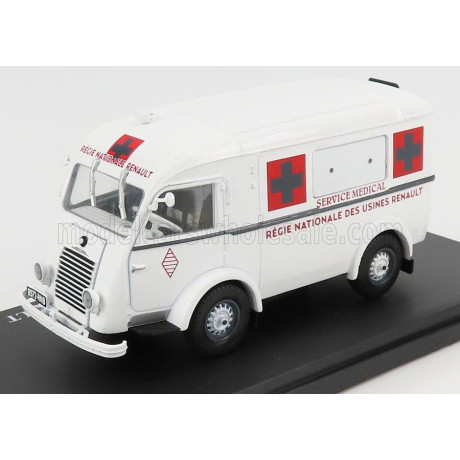 EDICOLA RENAULT 206 E1 VAN AMBULANCE SERVICE MEDICAL REGIE NATIONALE DES USINES RENAULT 1959 - WHITE 1/43