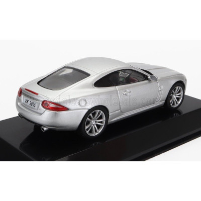 EDICOLA JAGUAR XK COUPE 2006 - CON VETRINA - WITH SHOWCASE - SILVER 1/43