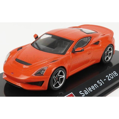 EDICOLA SALEEN S1 2018 - CON VETRINA - WITH SHOWCASE - ORANGE 1/43