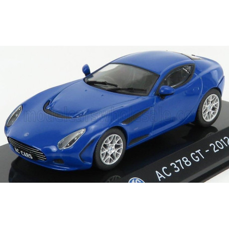 EDICOLA AC 378 GT 2012 - CON VETRINA - WITH SHOWCASE - BLUE 1/43