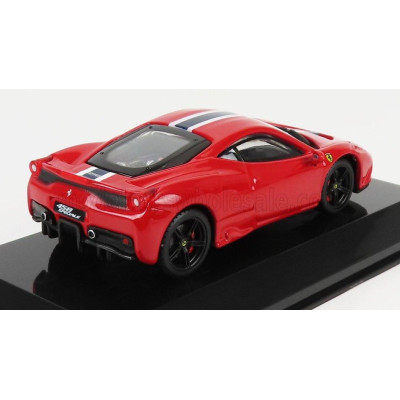 EDICOLA FERRARI 458 SPECIALE 2013 - CON VETRINA - WITH SHOWCASE - RED 1/43