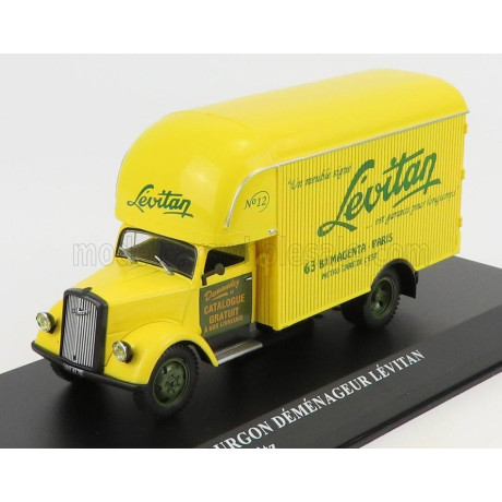 EDICOLA OPEL BLITZ TRUCK FOURGON DEMENAGEUR LEVITAN 1952 - YELLOW 1/43