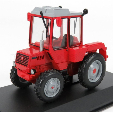 EDICOLA TRACTOR T-30A SOVIET 1972 - DAMAGE BLISTER BOX - RED GREY 1/43