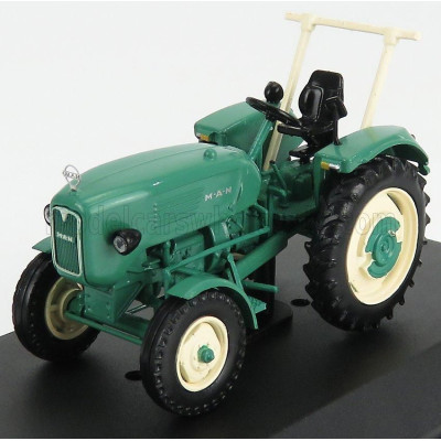 EDICOLA MAN 4L1 TRACTOR 1960 - DAMAGE BLISTER BOX - GREEN BEIGE 1/43