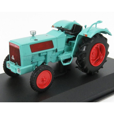 EDICOLA HANOMAG BRILLANT 601 TRACTOR GERMANY 1967 - DAMAGE BLISTER BOX - LIGHT BLUE RED 1/43