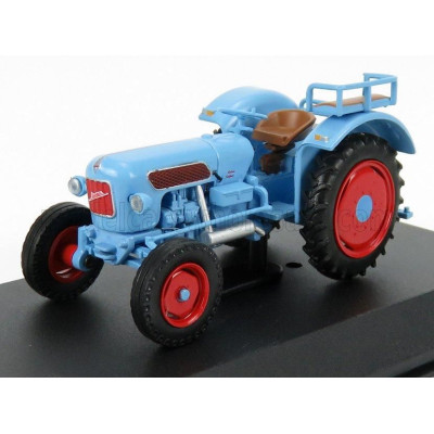 EDICOLA EICHER KONIGSTIGER EM 300 TRACTOR GERMANY 1960 - DAMAGE BLISTER BOX - LIGHT BLUE RED 1/43