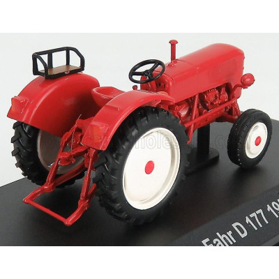 EDICOLA FAHR D177 TRACTOR 1958 - DAMAGE BLISTER BOX - RED 1/43
