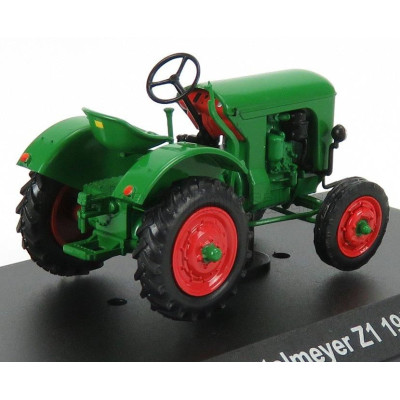 EDICOLA ZETTELMEYER Z1 TRACTOR GERMANY 1951 - DAMAGE BLISTER BOX - GREEN RED 1/43