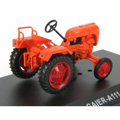 EDICOLA ALLGAIER A111 TRACTOR GERMANY 1941 - DAMAGE BLISTER BOX - ORANGE RED 1/43