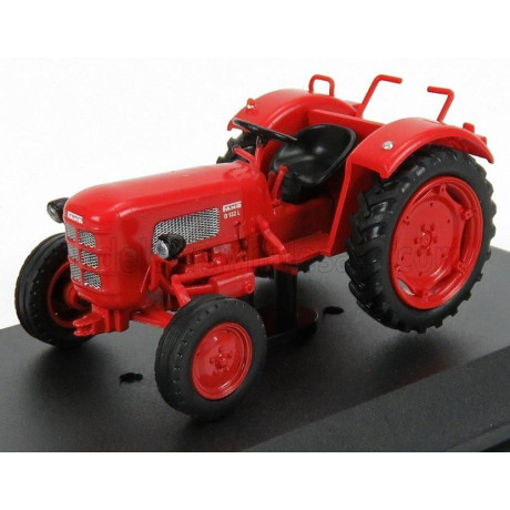EDICOLA FAHR D132L TRACTOR GERMANY 1960 - DAMAGE BLISTER BOX - RED 1/43