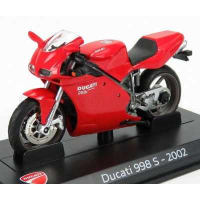 EDICOLA DUCATI 998S TESTASTRETTA 136hp 2002 - RED 1/24