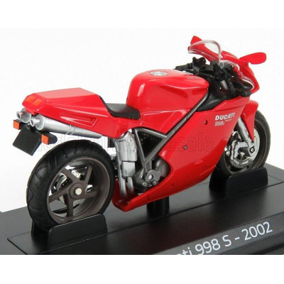 EDICOLA DUCATI 998S TESTASTRETTA 136hp 2002 - RED 1/24