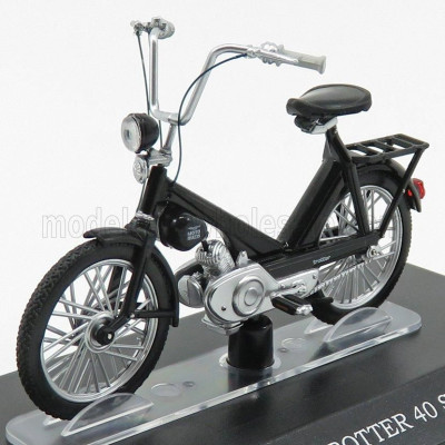 EDICOLA MOTO GUZZI TROTTER 40 SUPER - BLACK 1/18