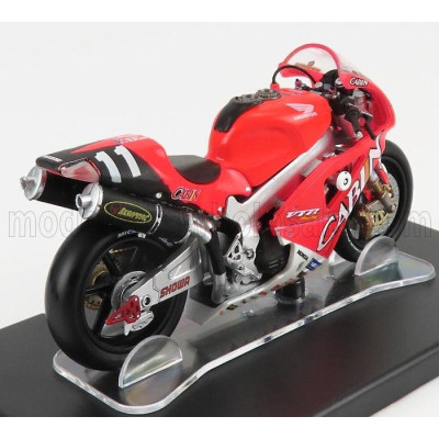EDICOLA HONDA VTR1000 TEAM CABIN  HONDA N 11 WINNER 8h SUZUKA 2001 VALENTINO ROSSI - RED WHITE 1/18