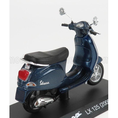 EDICOLA PIAGGIO VESPA 125 LX 2005 - BLUE MET 1/18