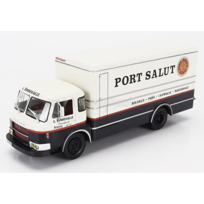 EDICOLA SAVIEM WITHOUT CARD BOX - SENZA SCATOLA - JM200 TRUCK G.BONNEVIALLE TRANSPORTS PORT SALUT 2-ASSI 1963 - CREAM BLACK 1/43