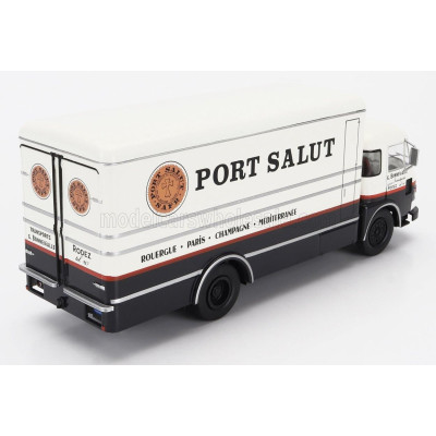 EDICOLA SAVIEM WITHOUT CARD BOX - SENZA SCATOLA - JM200 TRUCK G.BONNEVIALLE TRANSPORTS PORT SALUT 2-ASSI 1963 - CREAM BLACK 1/43