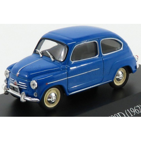 EDICOLA FIAT 600D 1962 - BLUE 1/43