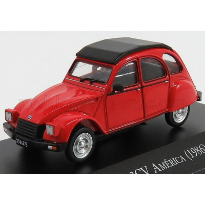 EDICOLA IES 3CV AMERICA 1986 (BASE CITROEN 2CV) - RED 1/43