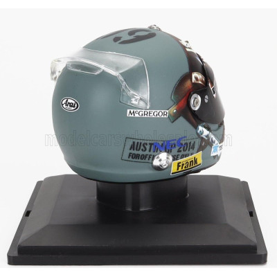EDICOLA HELMET F1  CASCO - SAUBER C33 FERRARI N 99 SEASON 2014 ADRIAN SUTIL - GREY BLACK 1/5