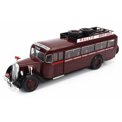 EDICOLA CITROEN T45 AUTOBUS RALLY MONTECARLO FRANCE 1934 - BROWN 1/43