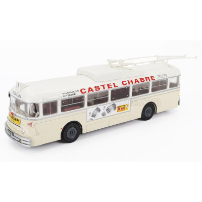 EDICOLA CHAUSSON VBC-APURMTT AUTOBUS FILOBUS FRANCE 1963 - CREAM WHITE 1/43