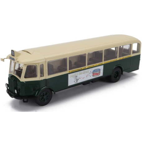 EDICOLA RENAULT TN4-H C2 AUTOBUS BANLIEUE FRANCE 1946 - GREEN CREAM 1/43