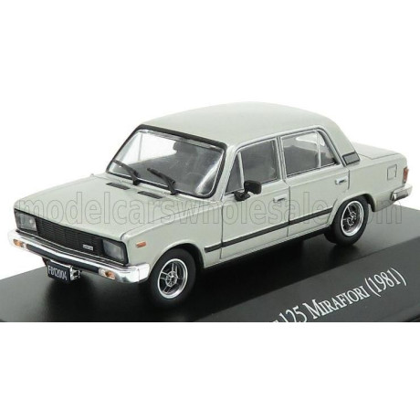 EDICOLA FIAT 125 MIRAFIORI 1981 - SILVER 1/43