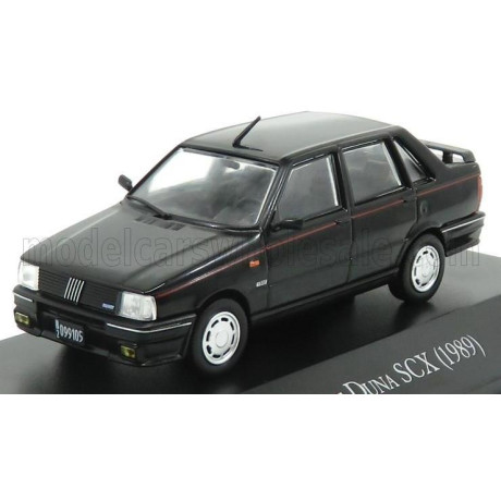 EDICOLA FIAT DUNA SCX 1989 - BLACK 1/43