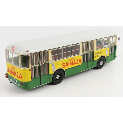 EDICOLA PEGASO 6021A AUTOBUS CAFES SAIMAZA 1984 - GREEN WHITE YELLOW 1/43