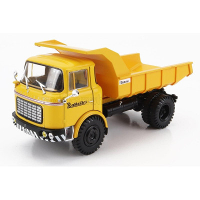 EDICOLA BARREIROS PUMA TRUCK CASSONE RIBALTABILE MOVIMENTO TERRA 2-ASSI 1961 - YELLOW 1/43