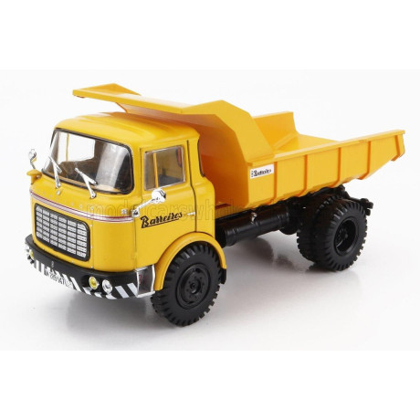 EDICOLA BARREIROS PUMA TRUCK CASSONE RIBALTABILE MOVIMENTO TERRA 2-ASSI 1961 - YELLOW 1/43