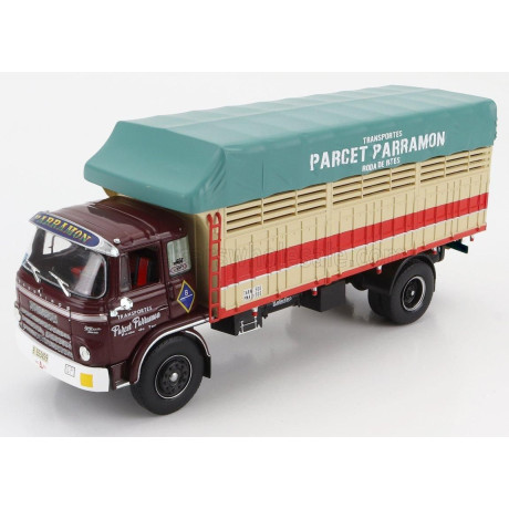 EDICOLA BARREIROS SUPER AZOR TRUCK TELONATO PARCET PARRAMON TRANSPORTS 2-ASSI 1967 - BROWN CREAM 1/43