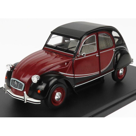 EDICOLA CITROEN 2CV CHARLESTON 1982 - RED BLACK 1/24