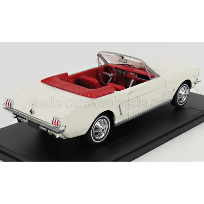 EDICOLA FORD USA MUSTANG CABRIOLET OPEN 1965 - WHITE 1/24