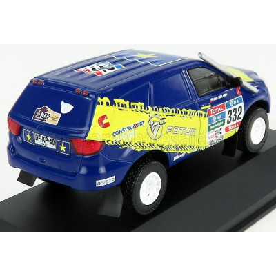 EDICOLA FOTON SAUVANA N 332 RALLY DAKAR 2016 R.M.PAZZOLI - BLUE YELLOW 1/43