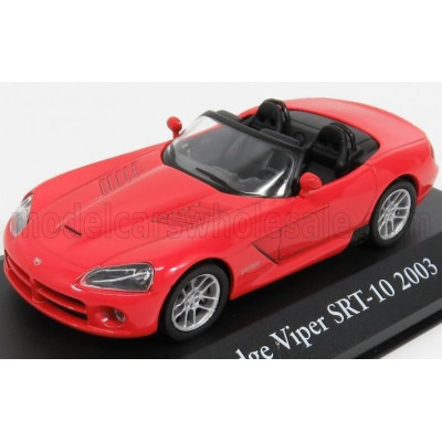 EDICOLA DODGE VIPER SRT-10 SPIDER 2003 - RED 1/43