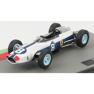 EDICOLA FERRARI F1  512 N 8 3rd MEXICO GP 1964 LORENZO BANDINI - WHITE BLUE 1/43